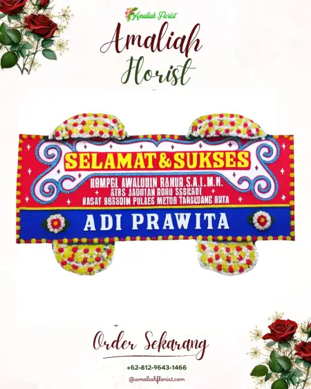 Papan Bunga Ucapan Selamat bojonegara